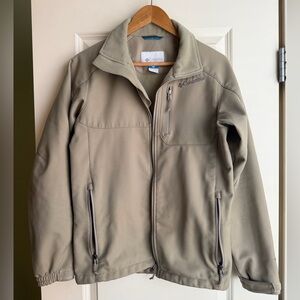 Columbia Men's Tan, Hardshell Performance Jacket
